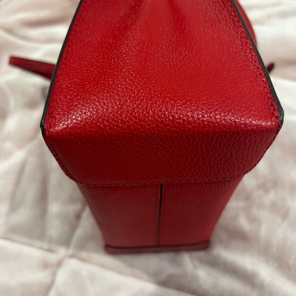 Michael Kors Mercer medium Messenger Bag Red (Flame) purse handbag leather - Picture 11 of 16